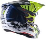 casque alpinestars sm5 rash marine/yl