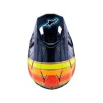 casque alpinestars s m10 tld25 bleu/orange/yl