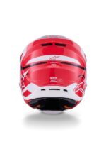 casque alpinestars sm7 deed rouge/noir/blanc