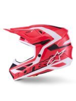 casque alpinestars sm7 deed rouge/noir/blanc