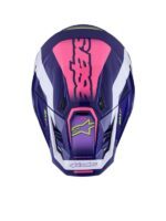 casque alpinestars sm7 deed purple/rose