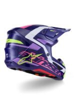 casque alpinestars sm7 deed purple/rose