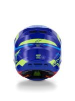 casque alpinestars sm7 deed blue/jaune