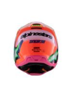 casque alpinestars enfants sm3 deegan orange/pu/rose