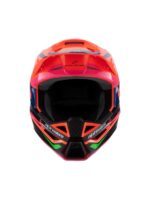 casque alpinestars enfants sm3 deegan orange/pu/rose