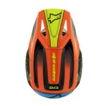 casque alpinestars enfants sm3 fray noir/orange/yl