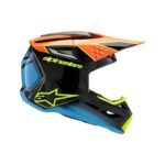 casque alpinestars enfants sm3 fray noir/orange/yl