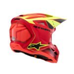 casque alpinestars enfants sm3 fray rouge/yl/noir y