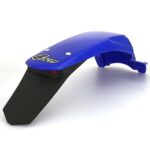 garde boue arrière + support de plaque avec feu ufo bleu reflex yamaha wr450f/250f