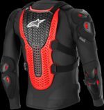 veste alpinestars bio xtr plasma noir/rouge/w