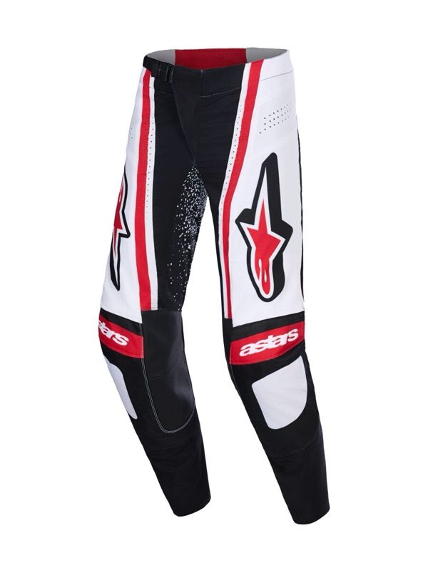 pantalon alpinestars techstar nomur noir blanc rouge