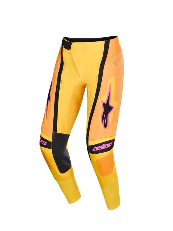 pantalon alpinestars techstar nomur orange jaune rose