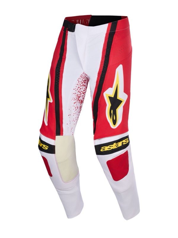 pantalon alpinestars techstar nomur gris clair rouge noir