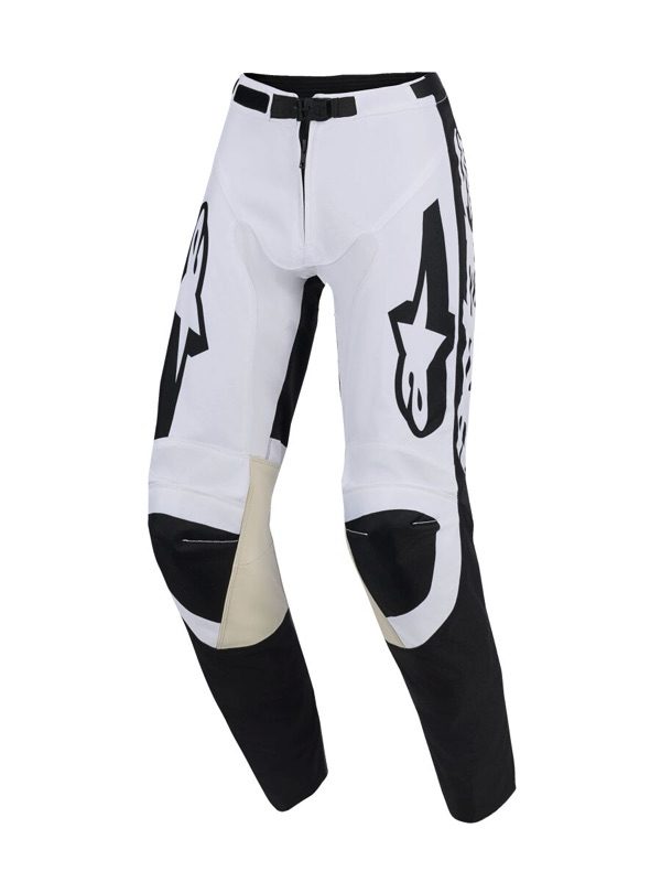 pantalon alpinestars racer riway blanc noir