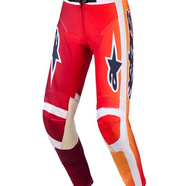 pantalon alpinestars racer portl rouge gris clair gris fonce