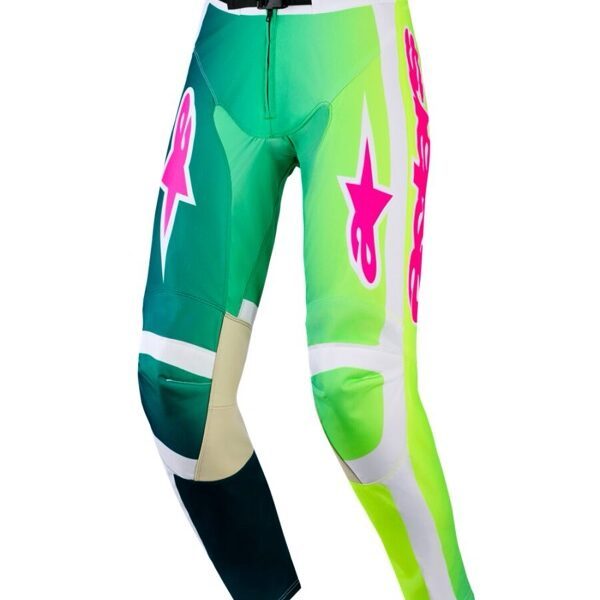pantalon alpinestars racer portl vert blanc noir