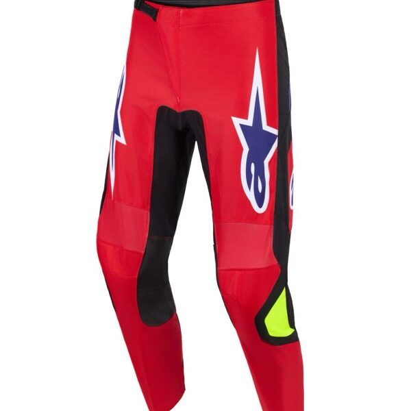 pantalon alpinestars fluid grid rouge noir violet