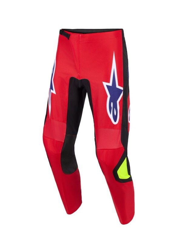 pantalon alpinestars fluid grid rouge noir violet