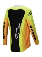 maillot alpinestars techstar melt jaune noir