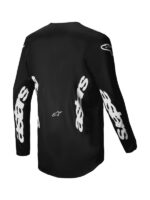 maillot alpinestars racer graphite noir gris