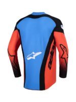 maillot alpinestars techstar knif orange noir bleu ucla