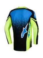 maillot alpinestars techstar nomur bleu marine fonce jaune fluo bleu ucla