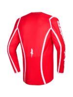 maillot alpinestars fluid apex rouge blanc