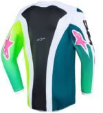 maillot alpinestars enfant fluid portl vert blanc noir