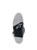 bottes alpinestars tech 7 noir gris clair orange fluo magenta