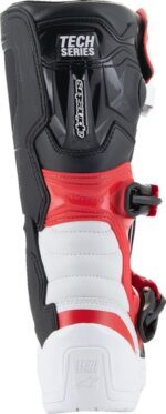 bottes enfants alpinestars tech 3s blanc noir rouge vif