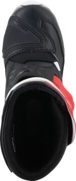 bottes enfants alpinestars tech 3s blanc noir rouge vif