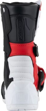 bottes enfants alpinestars tech 3s blanc noir rouge vif
