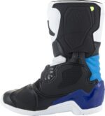 bottes enfants alpinestars tech 3s blanc noir bleu enamel