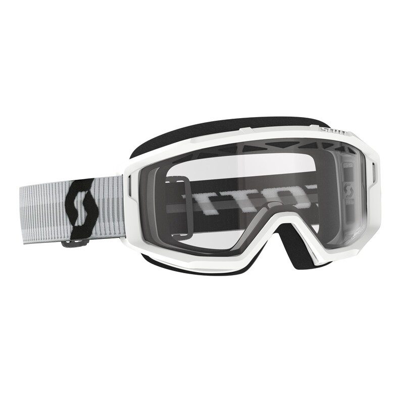 Masque SCOTT Primal Enduro - Blanc mat qcran transparent