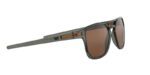 lunettes de soleil oakley latch beta verres prizm tungsten, monture olive ink