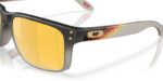 lunettes de soleil oakley holbrook troy lee designs series black fade verres prizm 24k polarized