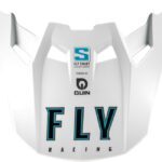 visière fly racing formula s carbon solid blanc
