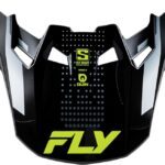 visière fly racing formula s carbon protocol noir carbone/gris/hi vis