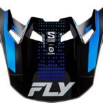 visière fly racing formula s carbon protocol noir carbone/bleu