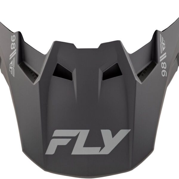 visière fly racing formula cc objective noir mate/gris