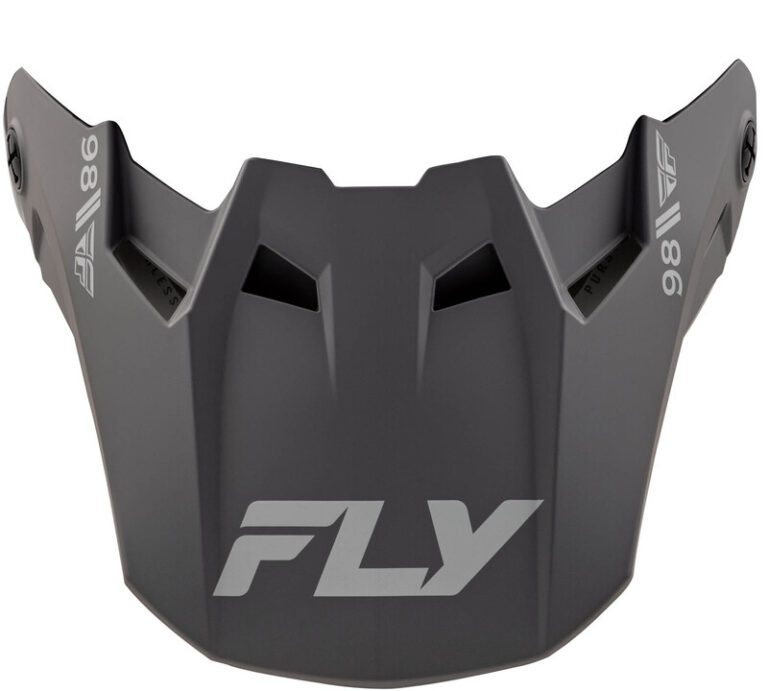 visière fly racing formula cc objective noir mate/gris