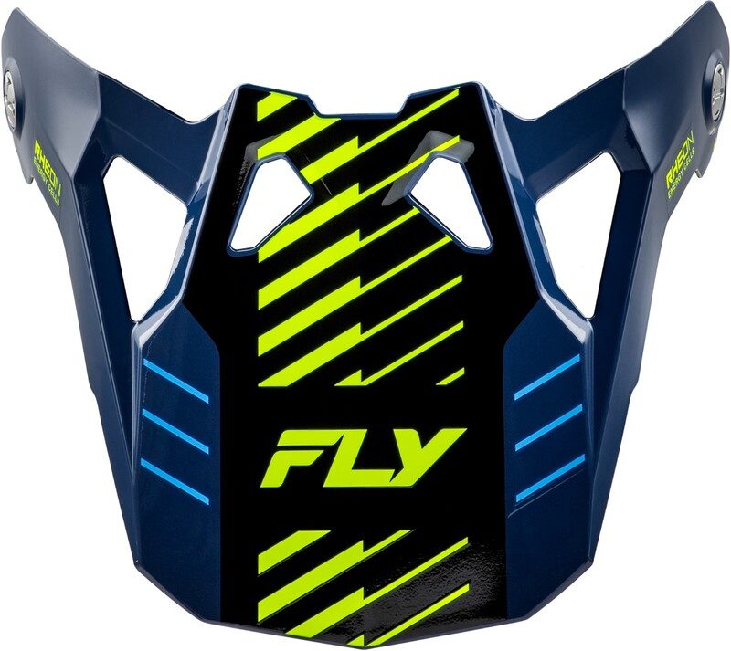 visière fly racing formula cp slice navy/hi vis/blanc visière fly racing formula cp slice navy/hi vis/blanc