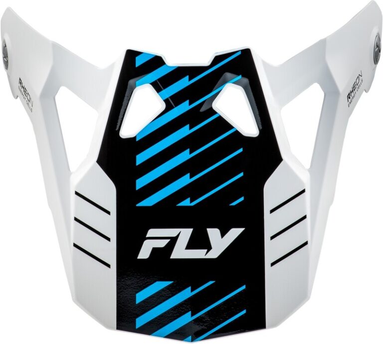 visière fly racing formula cp slice blanc/rouge/cyan