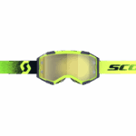 masque scott fury vert fluo écran jaune chromé