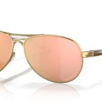 lunettes de soleil oakley feedback polished gold verres prizm rose gold polarized