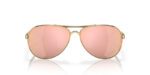 lunettes de soleil oakley feedback polished gold verres prizm rose gold polarized