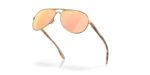 lunettes de soleil oakley feedback polished gold verres prizm rose gold polarized
