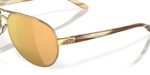lunettes de soleil oakley feedback polished gold verres prizm rose gold polarized
