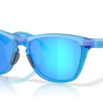 lunettes de soleil oakley frogskins™ hybrid fabio quartararo signature series matte acid blue verres prizm sapphire