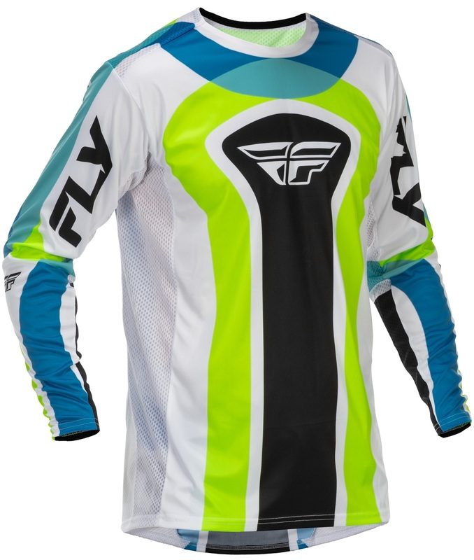 maillot fly racing lite current l.e. blanc/lime/bleu maillot fly racing lite current l.e. blanc/lime/bleu